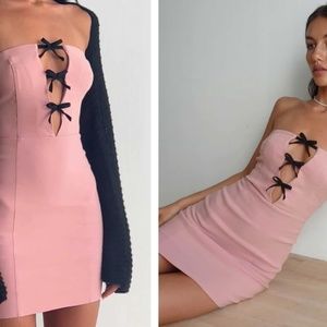 Motel Rocks Novara Mini Dress Pink